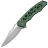 Нож CIVIVI Anaaki satin сталь Nitro-V рукоять Green Aluminum (C24039-3)