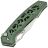 Нож CIVIVI Anaaki satin сталь Nitro-V рукоять Green Aluminum (C24039-3)
