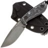 Нож Kizer Buddy DLC сталь M390 рукоять White Storm FatCarbon