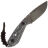 Нож Kizer Buddy DLC сталь M390 рукоять White Storm FatCarbon