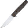 Нож WE Knife Navo satin сталь CPM-20CV рукоять Rose Carbon Fiber/Black Ti (WE22026-2)