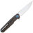 Нож WE Knife Navo satin сталь CPM-20CV рукоять Rose Carbon Fiber/Black Ti (WE22026-2)