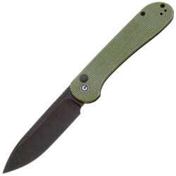 Нож CIVIVI Elementum Button Lock сталь 14C28 рукоять Olive Micarta (C2103B)