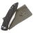 Нож Petrified Fish Grow satin сталь K110 рукоять Black/Green Damascus G10
