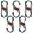 Карабин Nite Ize S-Biner MicroLock 5шт Spectrum (LSBM-07-5R7)