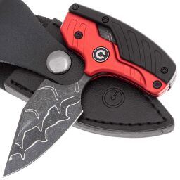Нож CIVIVI Typhoeus сталь Damascus рукоять Red/Black Aluminium (C21036-DS1)