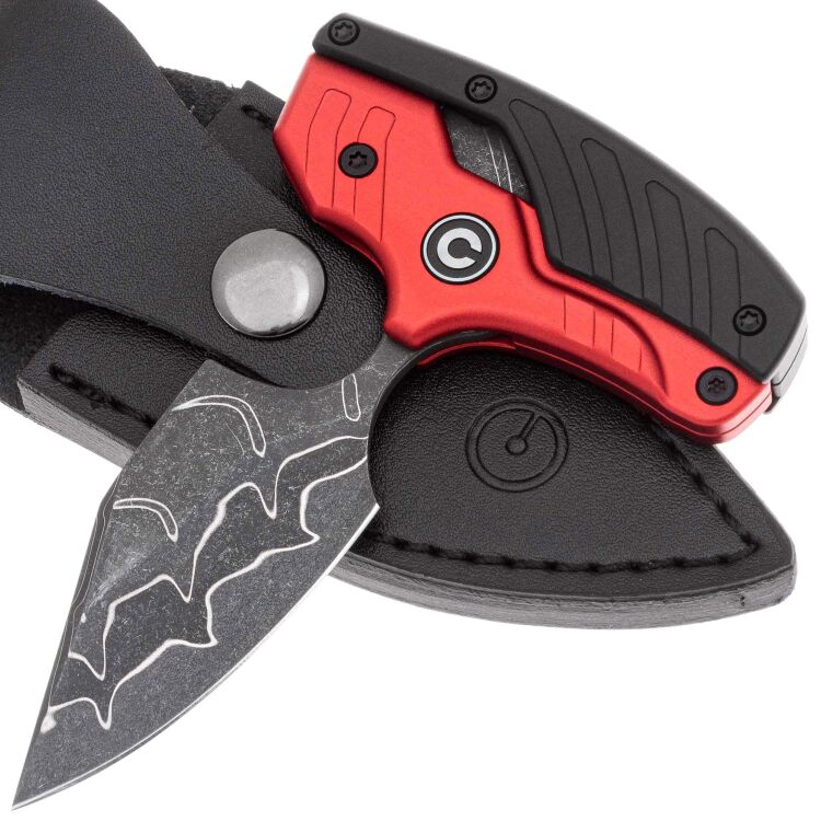 Нож CIVIVI Typhoeus сталь Damascus рукоять Red/Black Aluminium (C21036-DS1)
