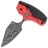 Нож CIVIVI Typhoeus сталь Damascus рукоять Red/Black Aluminium (C21036-DS1)