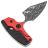 Нож CIVIVI Typhoeus сталь Damascus рукоять Red/Black Aluminium (C21036-DS1)