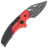 Нож CIVIVI Typhoeus сталь Damascus рукоять Red/Black Aluminium (C21036-DS1)