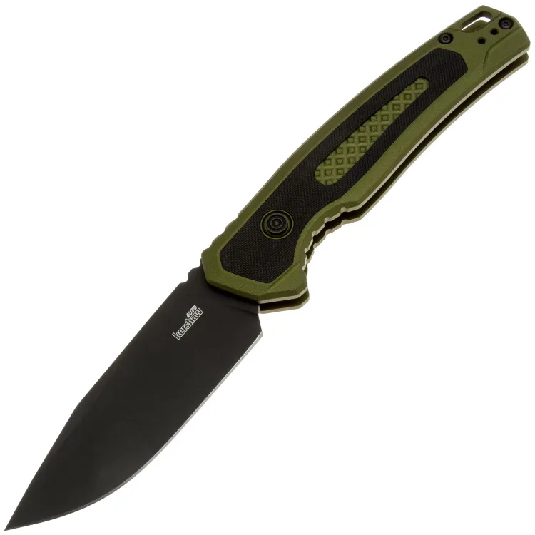 Нож Kershaw Launch 21 black PVD сталь CPM-M4 рукоять Olive drab Aluminum/G10 (7106OL)