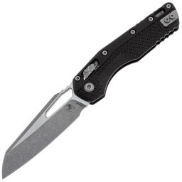 Нож Microtech MSI Ram-Lok apocalyptic сталь M390MK рукоять Black Polymer (210T-10APPMBK)
