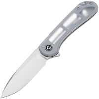 [Уценка] Нож CIVIVI Elementum satin сталь D2 рукоять Polished Clear Lexan (C907A-7)