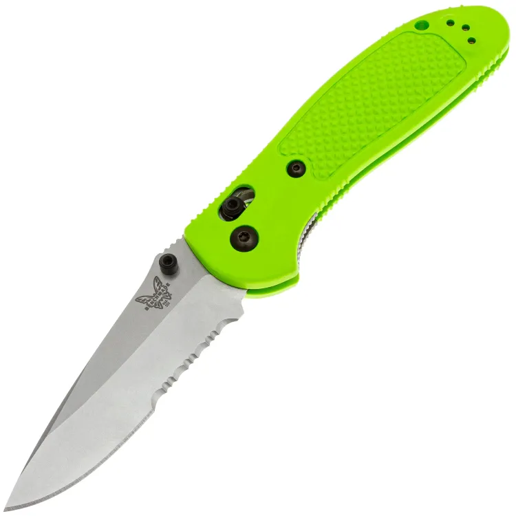 Нож Benchmade Griptilian 551 сталь CPM-20CV рукоять Green Nylon (CU551-SS-20CV-GREEN)