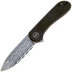 Нож WE Knife Elementum сталь Hakkapella Damasteel рукоять Black Ti (WE18062X-DS1)