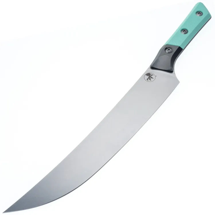 Нож кухонный Microtech 10" Butcher knife сталь M390MK рукоять Ti/Ivory G10 (3800B-10IV)