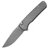 Нож CIVIVI Iron Tide gray stonewash сталь 14C28N рукоять Gray Aluminum (C25011-3)