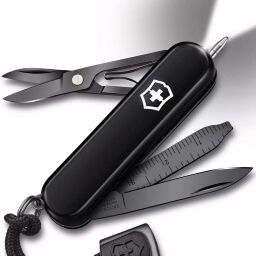 Нож-брелок Victorinox Signature Lite Onyx Black 58мм (0.6226.31P)