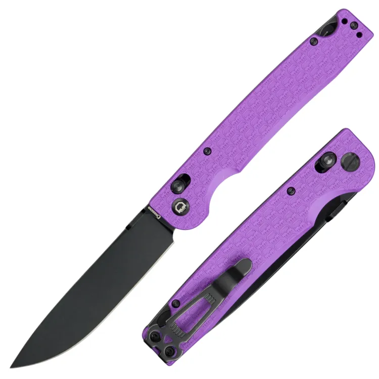 Нож Daggerr Dropet DL blackwash сталь 8Cr14MoV рукоять Purple FRN