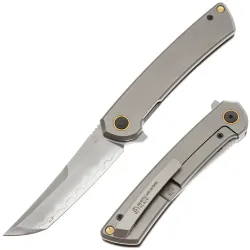 Нож North Mountain Blade Zero сталь SLD-Magic рукоять Grey Titanium
