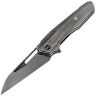 Нож WE Knife Falcaria gray сталь CPM-20CV рукоять Gray Ti/Etching Pattern (WE23012B-4)