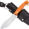 Нож 7 Ножей Нессмук сталь N690 рукоять Orange G10