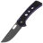 Нож QSP Unicorn blackwash сталь 14C28N рукоять Black/Purple G10 (QS156-B2)