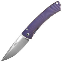 Нож Lion Steel TiSpine cталь M390 рукоять Purple Titanium (L/TS1 VM)