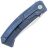 Нож WE Knife Shuddan сталь CPM-20CV рукоять Blue Titanium (WE21015-2)