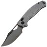 Нож Kunwu Django DLC сталь Elmax рукоять Diamond Texture Gray Ti