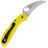 Нож Spyderco Tasman Salt 2 сталь H-2 рукоять Yellow FRN (C106PYL2)
