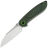 Нож Tenable Prometheus stonewash сталь 14C28N рукоять Green Micarta