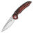 Нож Bestech Ornetta сталь N690 рукоять Carbon Fiber/Red G10 (BL02B)