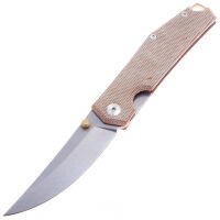 Нож GiantMouse ACE Clyde сталь Elmax Stonewash рук. Natural Canvas Micarta