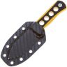 Нож QSP Canary stonewash сталь 14C28N рукоять Black/Yellow G10 (QS141-A1)