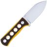 Нож QSP Canary stonewash сталь 14C28N рукоять Black/Yellow G10 (QS141-A1)