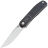 Нож Tenable Einar stonewash сталь NItro-V рукоять Black Micarta