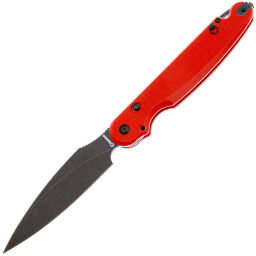 Нож Daggerr Parrot 3.0 Blackwash сталь D2 рукоять Red G10
