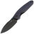 Нож Kizer Meteora black PVD сталь Nitro-V рукоять Blue Canyon Richlite