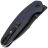 Нож Kizer Meteora black PVD сталь Nitro-V рукоять Blue Canyon Richlite