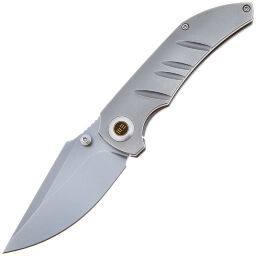 Нож WE Knife Riff-Raff beadblast сталь CPM-20CV рукоять Beadblasted Gray Ti (WE22020B-4)
