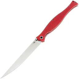 Нож Reptilian Лаврак сталь VG10 рукоять Red G10