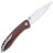 Нож Petrified Fish Grow satin сталь K110 рукоять Black/Red Gmascus G10