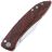 Нож Petrified Fish Grow satin сталь K110 рукоять Black/Red Gmascus G10