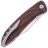 Нож Petrified Fish Grow satin сталь K110 рукоять Black/Red Gmascus G10