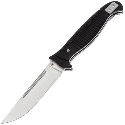 Нож Reptilian Финка 1 satin сталь D2 рукоять Black G10