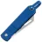 Нож Real Steel Baby Barlow satin сталь 12C27 рукоять Blue Stainless steel (8031D)
