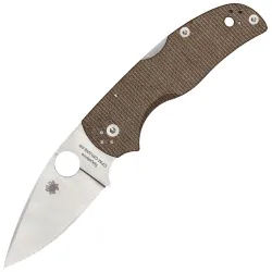 Нож Spyderco Native 5 сталь Cru-Wear рукоять Brown Canvas Micarta (C41MPCW5)