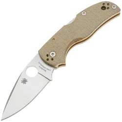Нож Spyderco Native 5 сталь Cru-Wear рукоять Brown Canvas Micarta (C41MPCW5)