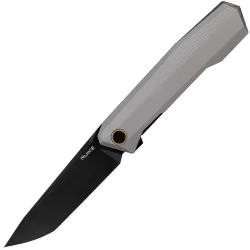 Нож Ruike P166-AK Black сталь 14C28N рукоять Grey Aluminum
